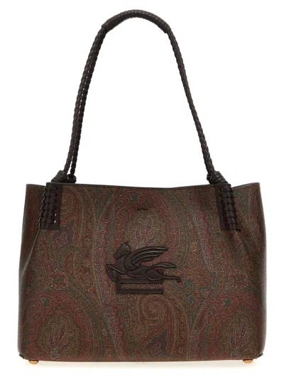 Etro Brown Libra S Shopping Bag