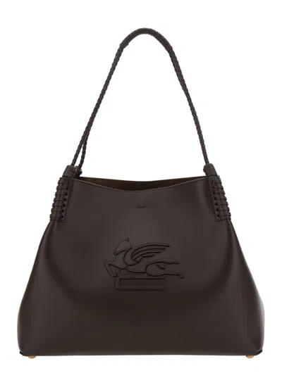 ETRO BROWN LIBRA SHOULDER BAG