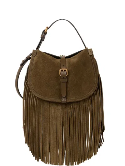 Etro Brown Pony Small Shoulder Bag