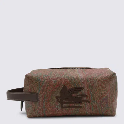 ETRO BROWN POUCHE
