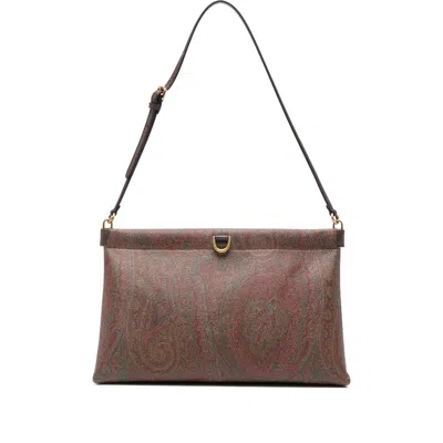 ETRO ETRO BROWN SHOULDER BAGS WOMEN