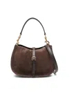 Etro Flap Tote Bag In Brown