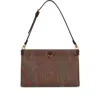 Etro Mini Arnica Paisley-patterned Shoulder Bag In Brown