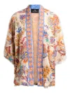 Etro Brushed-finish Jacket In Multi