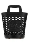 Etro Woman Black Leather Bucket Bag In Black