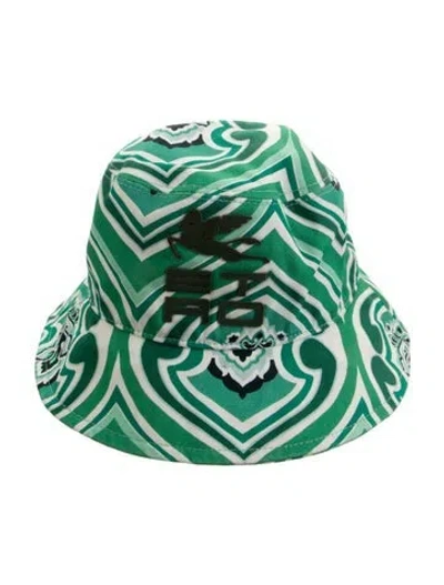 Pre-owned Etro Bucket Hat In Green