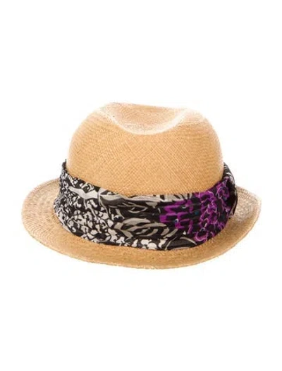 Pre-owned Etro Bucket Hat In Neutral