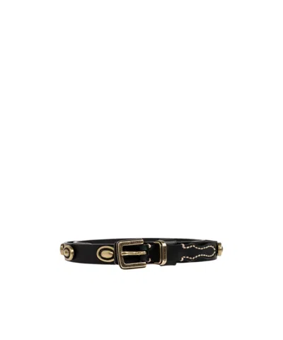 Etro Buckle Belt In Black
