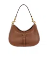 Etro Medium Leather Pony Bag In Brown