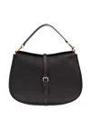 Etro Women Medium Grained Leather Shoulder Bag With Buckle