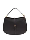 Etro Buckle-fastening Extra-large Leather Shoulder Bag In Brown