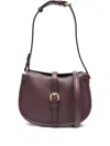 Etro Buckle-fastening Shoulder Bag In Purple