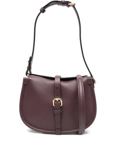 Etro Buckle-fastening Shoulder Bag In Purple
