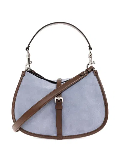 Etro Buckle Strap Tote Bag In Blue
