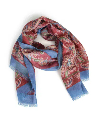 Etro Scarf Made Of A Wool Blend In Multi