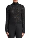 Etro Roll-neck Jacquard Sweater In Blue