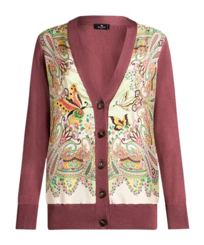ETRO ETRO BUTTERFLY PRINTED CARDIGAN