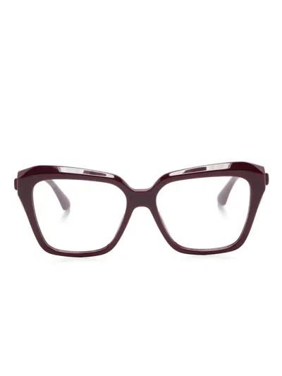 Etro Butterfly-frame Glasses In Brown
