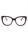 Etro Butterfly-frame Glasses In Red