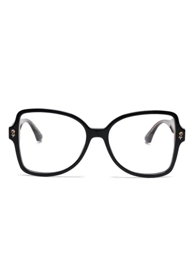Etro Brille Mit Eckigem Gestell In Schwarz