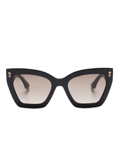 Etro Butterfly-frame Sunglasses In Black