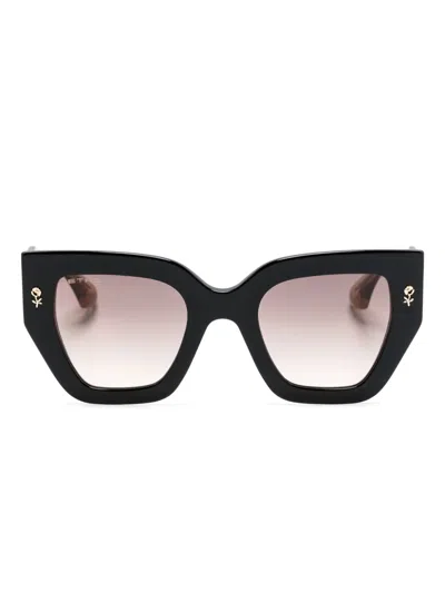 Etro Butterfly-frame Sunglasses In Black