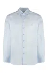 Etro Men's Button-down Collar Cotton Shirt In Light Blue