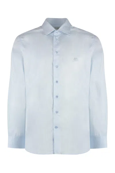 ETRO BUTTON-DOWN COLLAR COTTON SHIRT