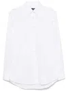 Etro Two Fabrics Formal Shirt Button Dow In Weiss