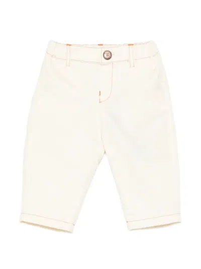 Etro Babies' Button-fastening Jeans In Neutral