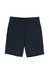 Etro Button Shorts In Blue