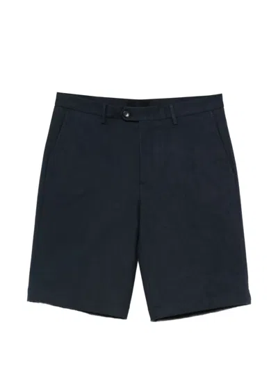 Etro Button Shorts In Blue