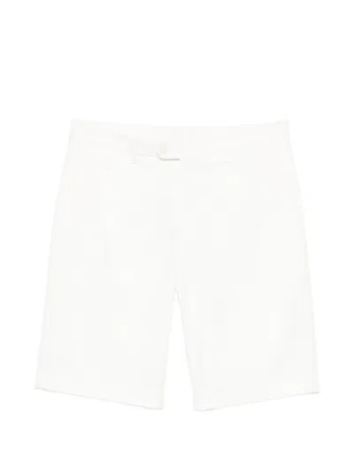Etro Button Shorts In White