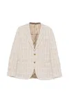 Etro Button-up Blazer In Neutral