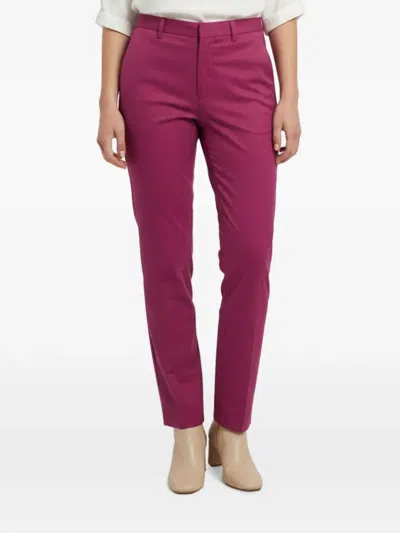 Pre-owned Etro Button-up Straight-fit Trousers In Pink