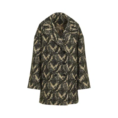 ETRO ETRO CABAN JACQUARD COAT