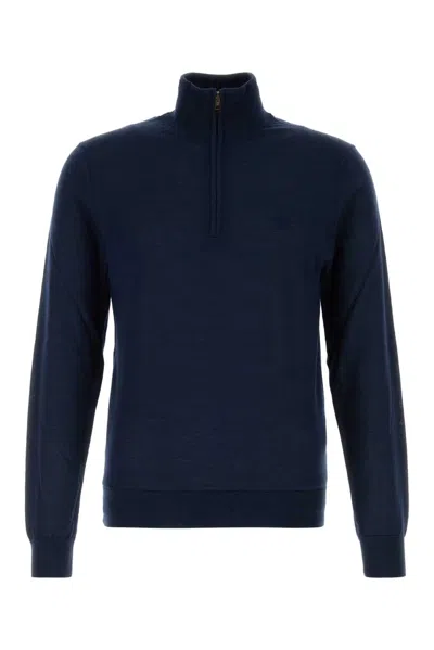 Etro Navy Blue Wool Blend Sweater