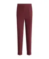 Etro Cady Cigarette Trousers In Red
