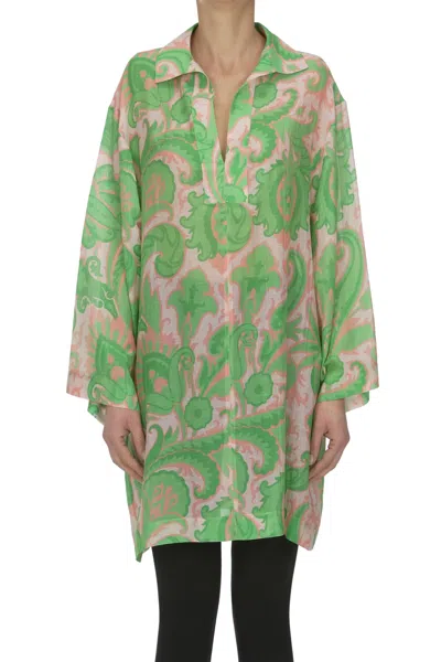 Etro Caftan Style Shirt In Multi