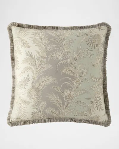 Etro Caladium Pillow With Fringe, 24" Square