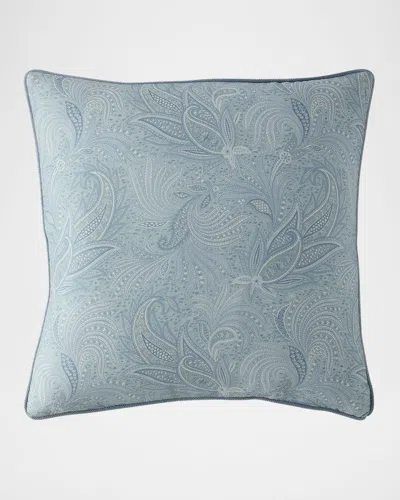 Etro Calathea Embroidered Pillow With Cord, 24" Square