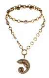 Etro Camaleonte Necklace In Gold