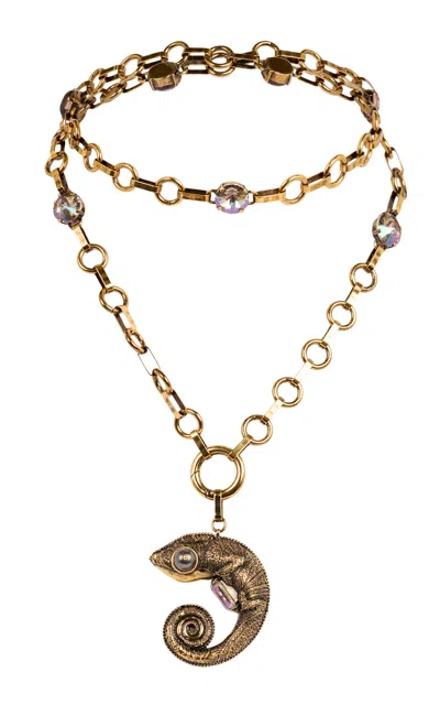 Etro Camaleonte Necklace In Gold
