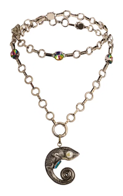 Etro Camaleonte Necklace In Gold