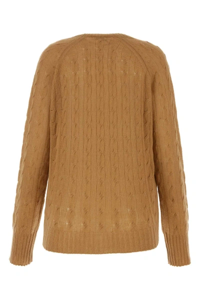 Etro Camel Cashmere Sweater In Beige