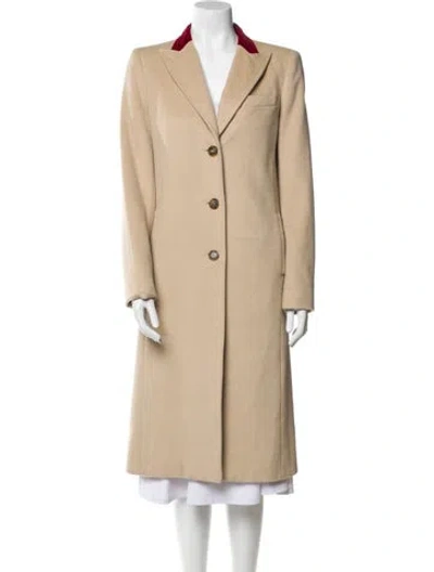 Pre-owned Etro Camel Hair Coat In Neutral