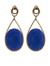 Etro Cameo-shell Earrings In Gold