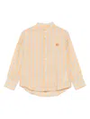 Etro Striped Shirt In Orange