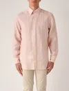 Etro Camicia Bd M/l Shirt In Arancio-rosa
