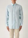 Etro Camicia Bd M/l Shirt In Turchese-cielo